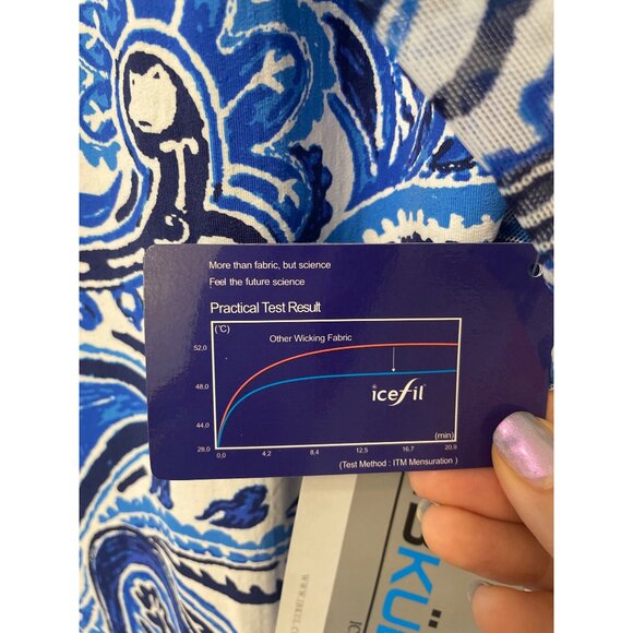 IBKÜL Womens Crew Dress Pippa Denim M Beach Swim Coastal - Picture 6 of 8